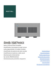 Rotel RMB-1587MKII Manuel D'utilisation