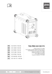 ims PRO TIG PRO 231 DC FV Mode D'emploi