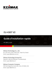 Edimax EU-4307 V2 Guide D'installation Rapide
