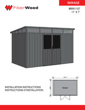 FIberWood MIRAGE MIRA1107 Instructions D'installation