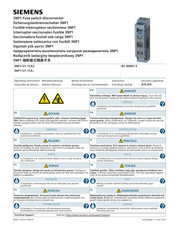 Siemens 3NP1121-1CA2 Serie Notice D'utilisation