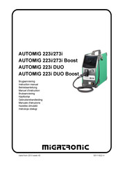 Migatronic AUTOMIG 223i/273i Manuel D'instructions