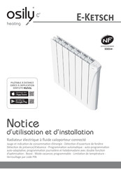 osily E-Ketsch Notice D'utilisation Et D'installation