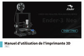 Ender 3 Neo Manuel D'utilisation