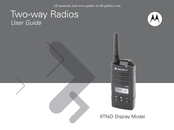 Motorola XTNiD Guide De L'utilisateur