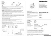 HEIDENHAIN ECN 425 EnDat22 Instructions De Montage