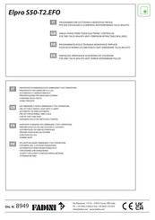 fadini Elpro S50-T2.EFO Mode D'emploi