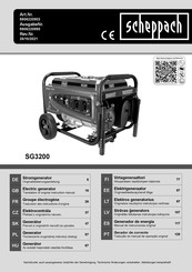 Scheppach SG3200 Traduction Des Instructions D'origine