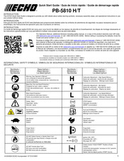 Echo PB-5810 T Guide De Démarrage Rapide