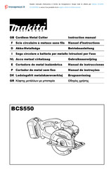 Makita BCS550 Manuel D'instructions