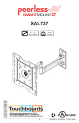 peerless-AV SMARTMOUNT LT SAL737 Mode D'emploi