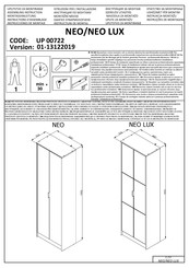 Forma Ideale NEO UP 00722 Instructions D'assemblage