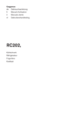 Gaggenau RC202 Serie Manuel D'utilisation