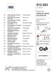 CRUZ Evo Rack Pro P18-110 Instructions De Montage