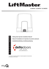 Deltadoors LiftMaster my Q SL600EVK Manuel D'installation Et D'opération