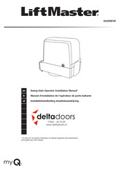 Deltadoors LiftMaster my Q AA250EVK Manuel D'installation Et D'opération