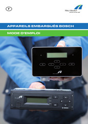 Bosch TOLL COLLECT Mode D'emploi