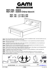 Gami EDEN H96 106 Instructions De Montage