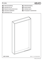 KEUCO X-Line 33297 141003 Instructions D'utilisation