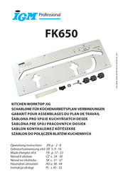 IGM Professional FK650 Mode D'emploi