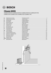 Bosch CL6001iU W 26 E Notice D'installation