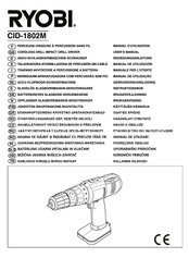 Ryobi CID-1802M Manuel D'utilisation