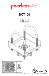 peerless-AV DCT100 Mode D'emploi