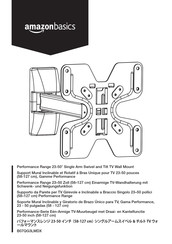 AmazonBasics Performance B07QG3LMDX Mode D'emploi