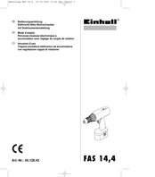 EINHELL FAS 14,4 Mode D'emploi