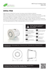 CP Electronics MWS6-PRM Manuel D'installation