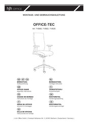 hjh OFFICE OFFICE-TEC 710502 Instructions De Montage Et D'utilisation