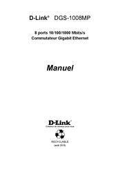 D-Link DGS-1008MP Manuel