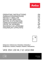 Amica VKS 354 130 W Notice D'utilisation