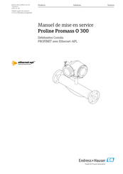 Endress+Hauser HART Proline Promass O 300 Manuel De Mise En Service