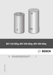 Bosch BST 120-5Ehp Notice D'installation Et D'entretien Pour Le Professionnel