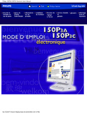 Philips 150P3C Mode D'emploi