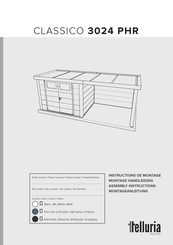 telluria CLASSICO 3024 PHR Instructions De Montage