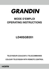 Grandin LD40SGB201 Mode D'emploi