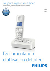 Philips D300 Documentation D'utilisation Détaillée