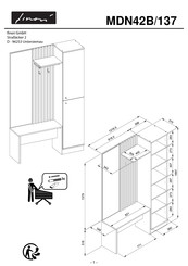 finori MDN42B/137 Instructions De Montage