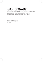 Gigabyte GA-H67MA-D2H Manuel D'utilisation