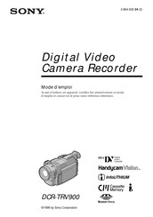Sony DCR-TRV900 Mode D'emploi