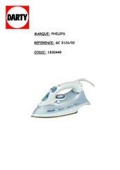 Philips GC 3126 Mode D'emploi