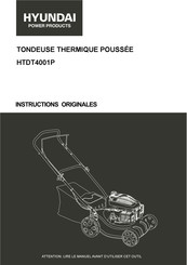 Hyundai power products HTDT4001P Instructions Originales