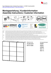 Rauch AC356.02X1 Notice De Montage