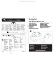 Kensington Orbit K72337 Guide D'instructions