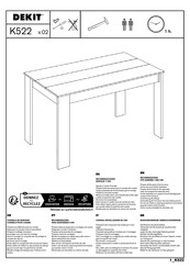 DEKIT K522 Mode D'emploi