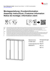 Rauch A759W.4203 Notice De Montage