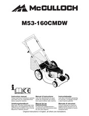 McCulloch M53-160CMDW Manuel D'instructions