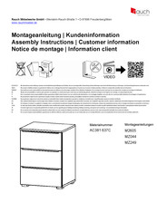 Rauch Modesty AC381.637C Instructions De Montage